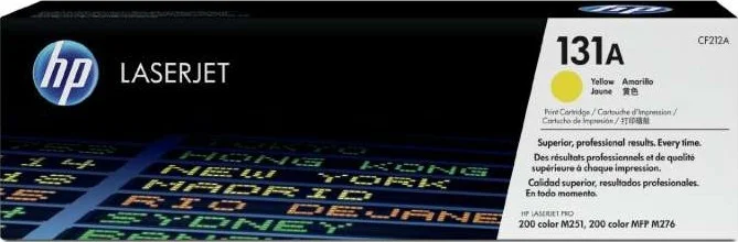 کارتریج تونر لیزری زرد اچ پی 131A مدل CF212A