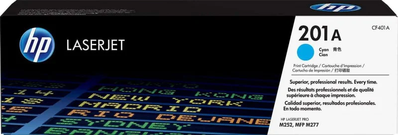 کارتریج تونر لیزری اچ پی 201A آبی فیروزه ای CF401A