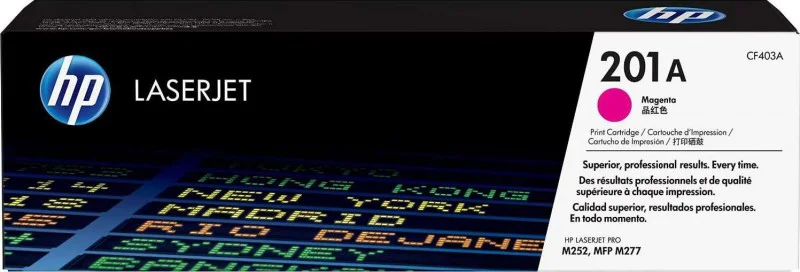 کارتریج تونر لیزری اچ پی 201A، رنگ سرخابی مدل CF403A
