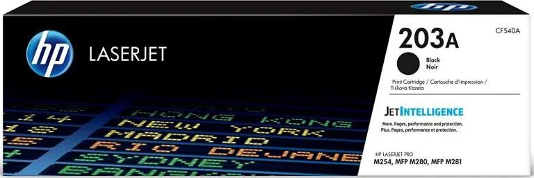 کارتریج تونر لیزری مشکی اورجینال HP 203A (CF540A)