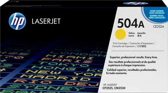 کارتریج تونر لیزری زرد اچ پی 504a