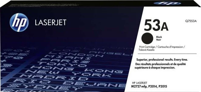 کارتریج تونر مشکی لیزری اچ پی 53A مدل Q7553A کارتریج تونر مشکی لیزری اچ پی 53A مدل Q7553A