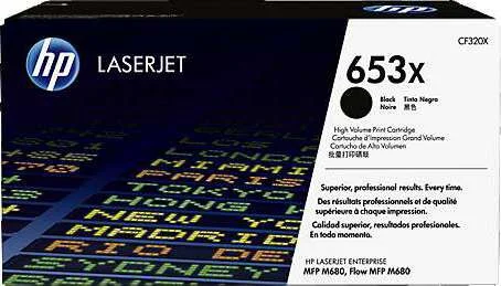 کارتریج تونر لیزری مشکی اورجینال HP 653X با بازدهی بالا | CF320X