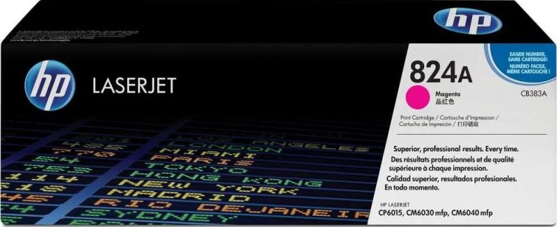 کارتریج تونر لیزری اورجینال اچ پی 824A رنگ سرخابی مدل CB383A