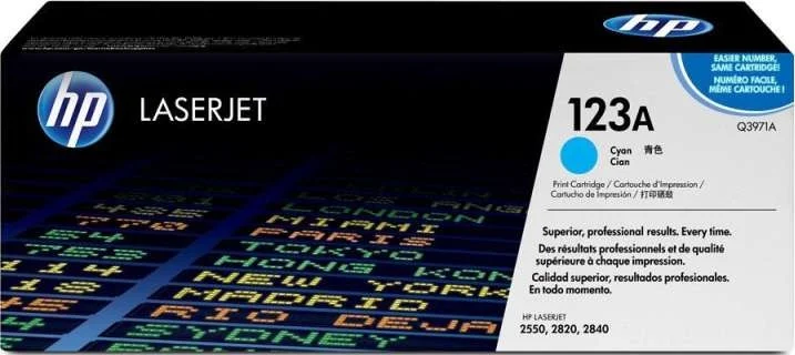 کارتریج چاپ لیزری رنگی اچ پی مدل Cyan | Q3971A