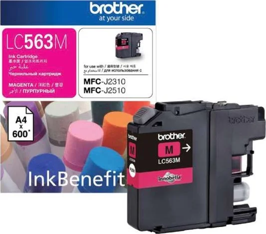 کارتریج جوهر سرخابی Brother LC-563 | LC563M
