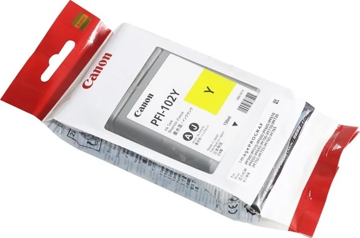 کارتریج جوهر زرد کانن PFI-102Y (130 میلی لیتر) | 0898B001-AA کارتریج جوهر زرد کانن PFI-102Y (130 میلی لیتر) | 0898B001-AA