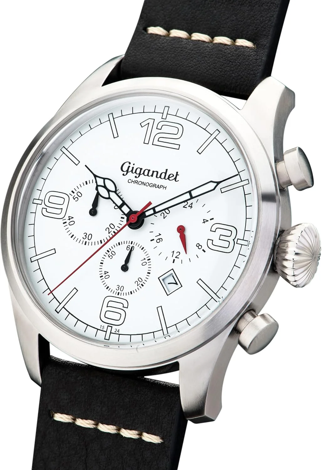 ساعت مچی عقربهای مردانه گیگاندت با بند استیل مدل 6VNAG20NE/001 ساعت مچی عقربهای مردانه گیگاندت با بند استیل مدل 6VNAG20NE/001