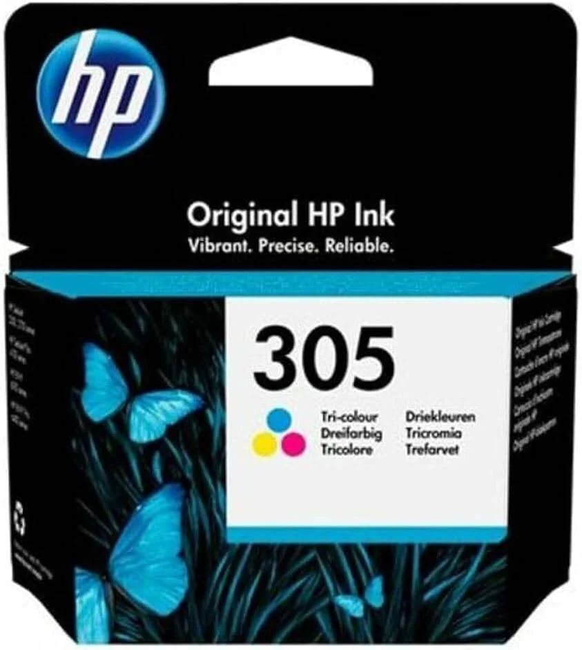 کارتریج جوهر رنگی سه رنگ اصلی HP 305، بسته 5 عددی (3YM60AE)