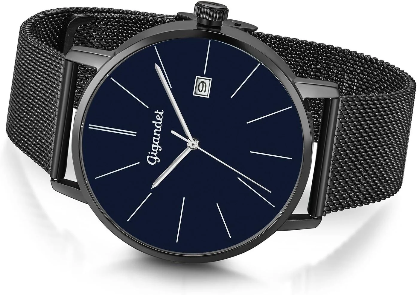 ساعت مچی مردانه گیگاندت مدل آنالوگ با موتور کوارتز ژاپنی و بند استیل 3VNAG42/015