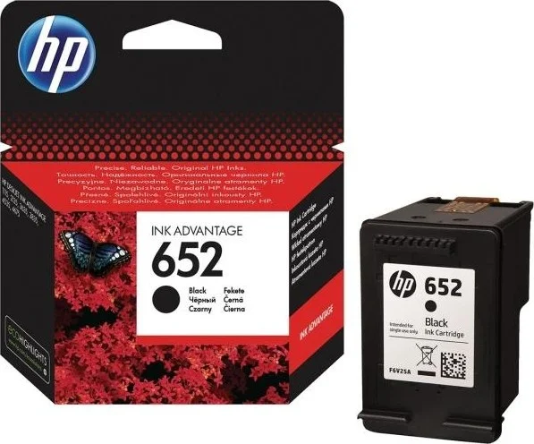 کارتریج جوهر مشکی اصلی HP 652 | F6V25AE