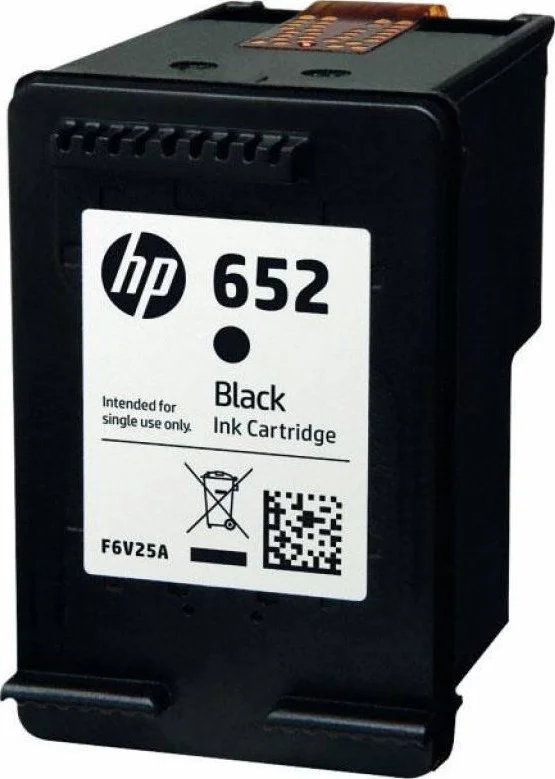 کارتریج جوهر مشکی اصلی HP 652 | F6V25AE