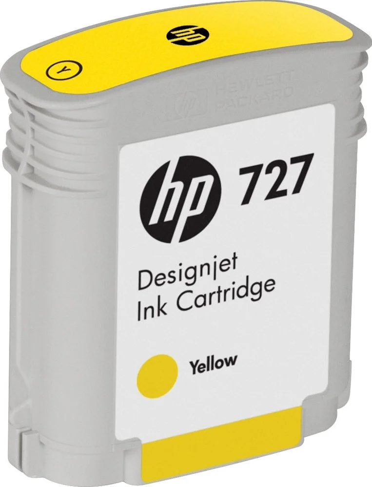 کارتریج جوهر زرد 40 میلی لیتری اچ پی 727 دیزاین جت | B3P15A