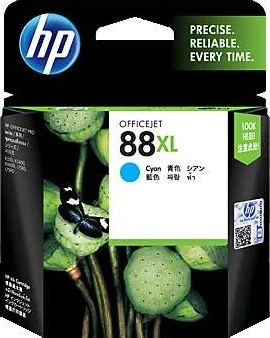 کارتریج جوهر اصلی آبی فیروزه ای با بازدهی بالا HP 88XL مدل C9391A