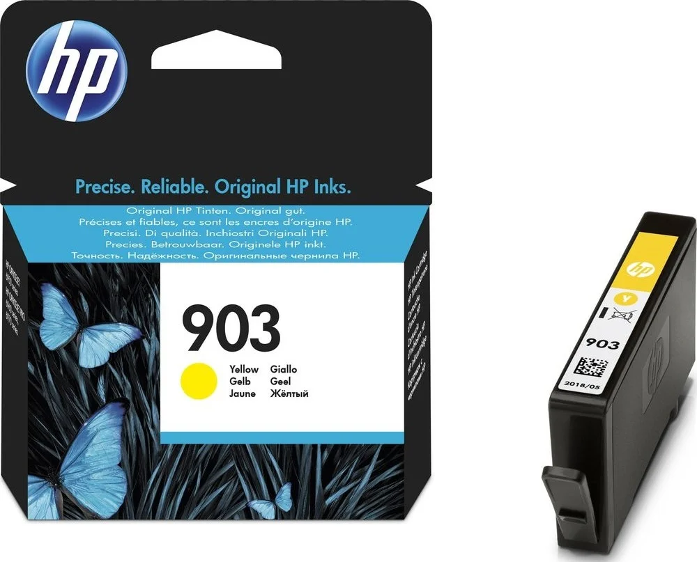 کارتریج جوهر اصلی زرد HP 903 مدل T6L95AE