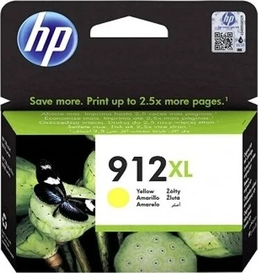 کارتریج جوهر زرد اصلی HP 912 XL مدل 3YL83AE XL