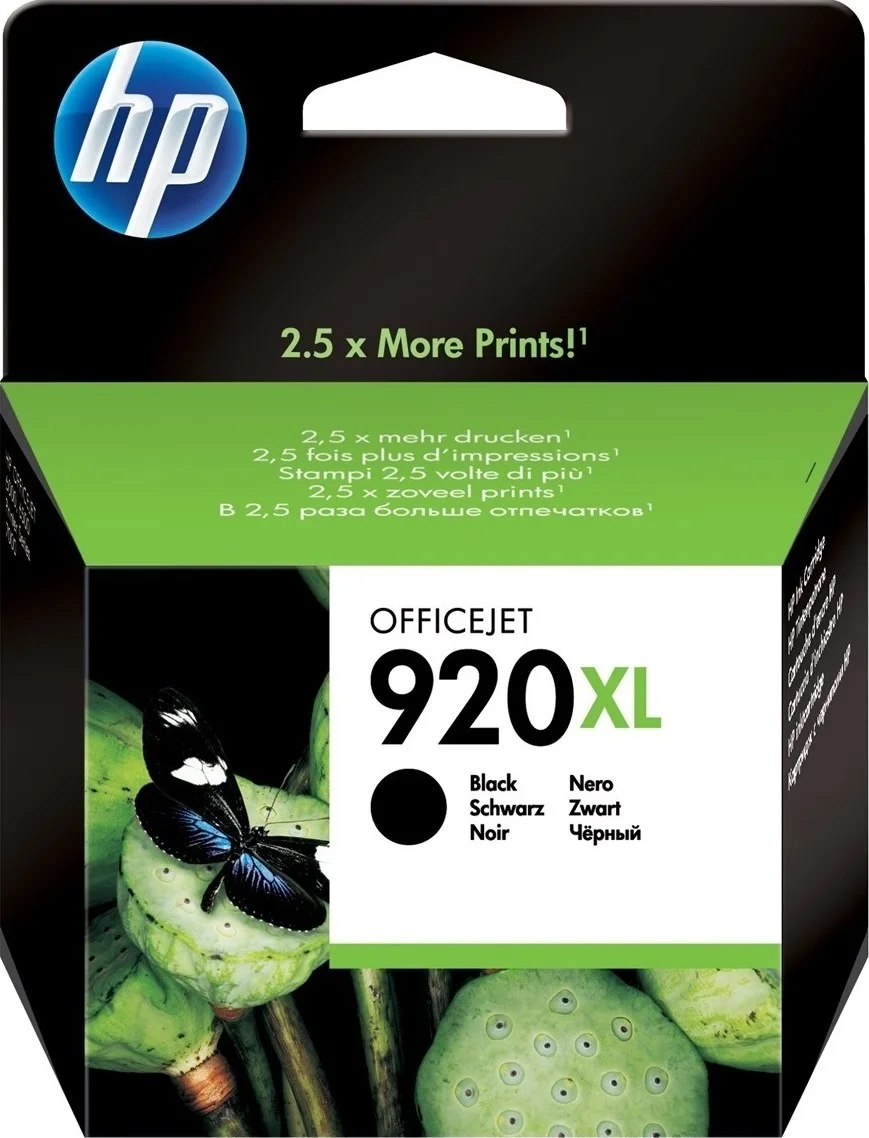 کارتریج جوهر مشکی اورجینال HP 920XL با بازدهی بالا | CD975AE