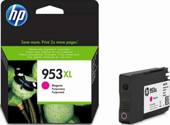 کارتریج جوهر اصلی پر ظرفیت HP 953XL Magenta | F6U17AE