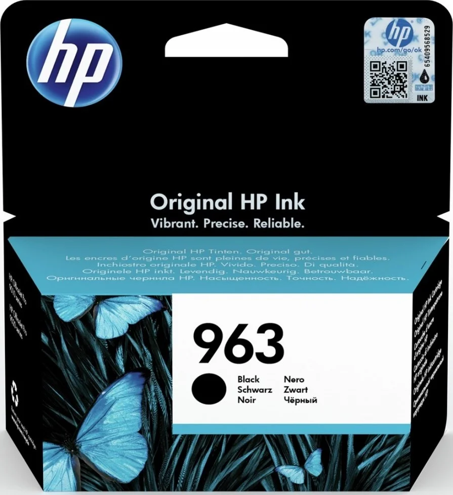 کارتریج جوهر مشکی اصلی HP 963 (عملکرد استاندارد 1000 صفحه) | 3JA26AE