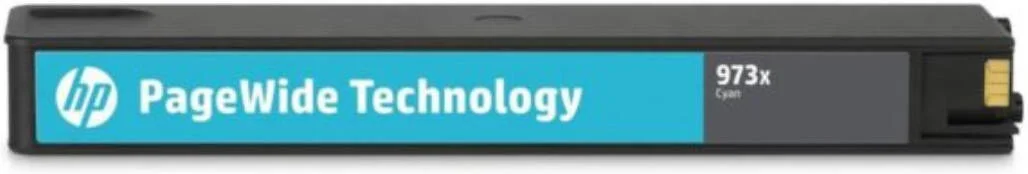 کارتریج فیروزه ای اورجینال با بازدهی بالا HP 973X PageWide مدل F6T81AE