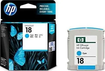 کارتریج جوهر فیروزه ای اصلی اچ پی 18 | C4937A