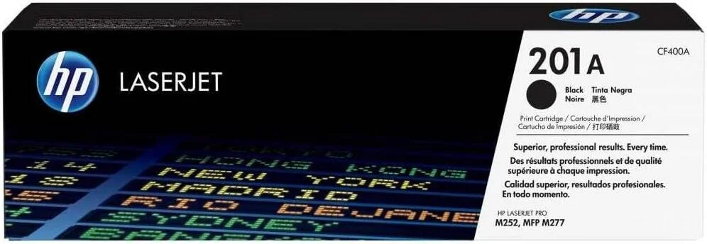 کارتریج تونر لیزری مشکی اورجینال HP 201A، بازدهی تقریبی 1420 صفحه | CF400A