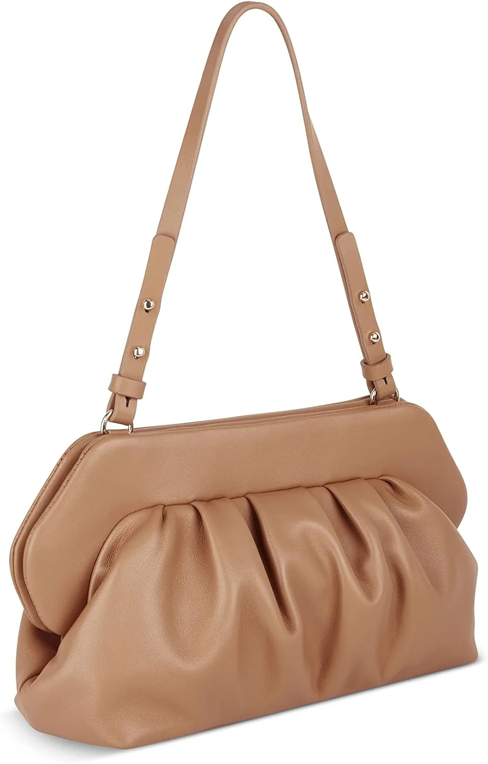 کیف دستی زنانه وینس کاموتو مدل آماری، رنگ Light Cognac