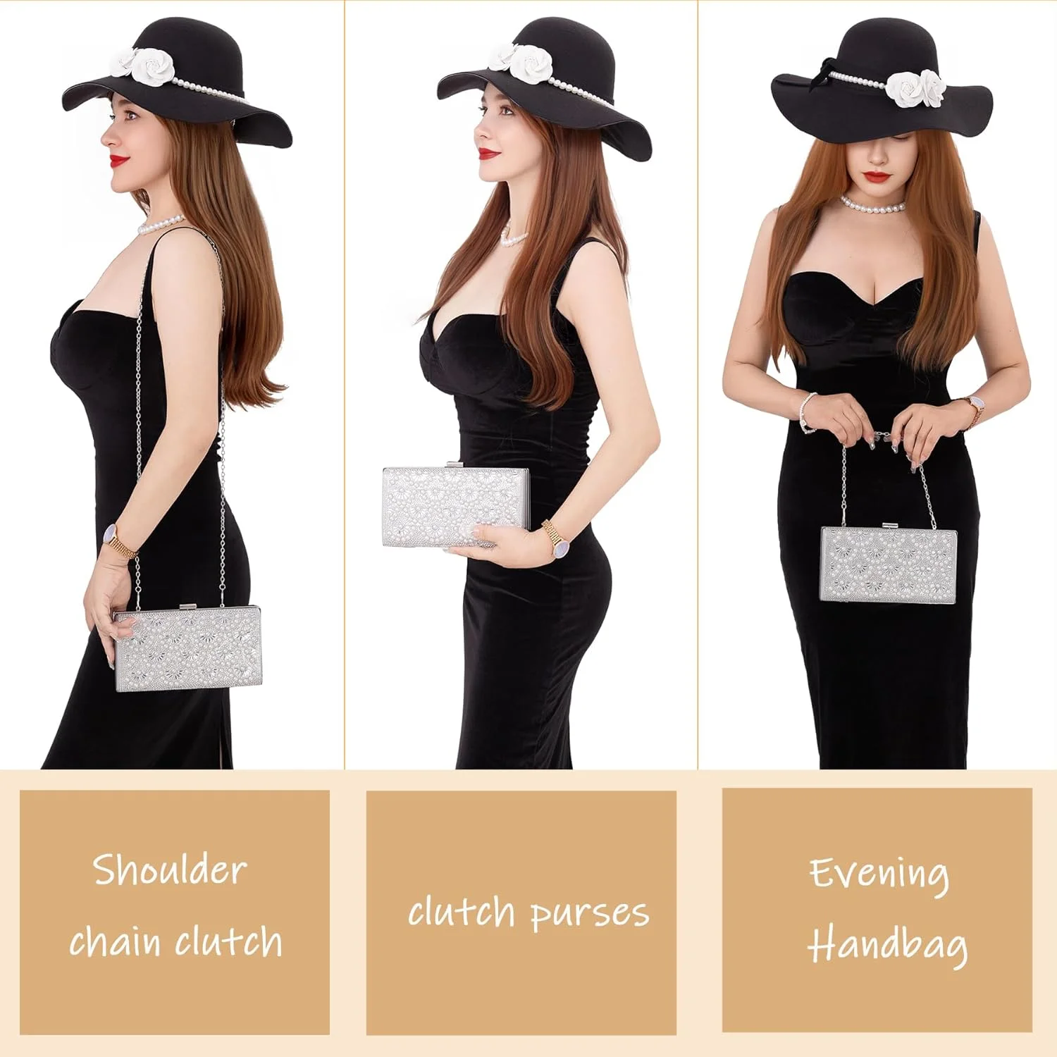 کیف دستی مجلسی مرواریدی زنانه و دخترانه کیف دستی مجلسی مرواریدی زنانه و دخترانه