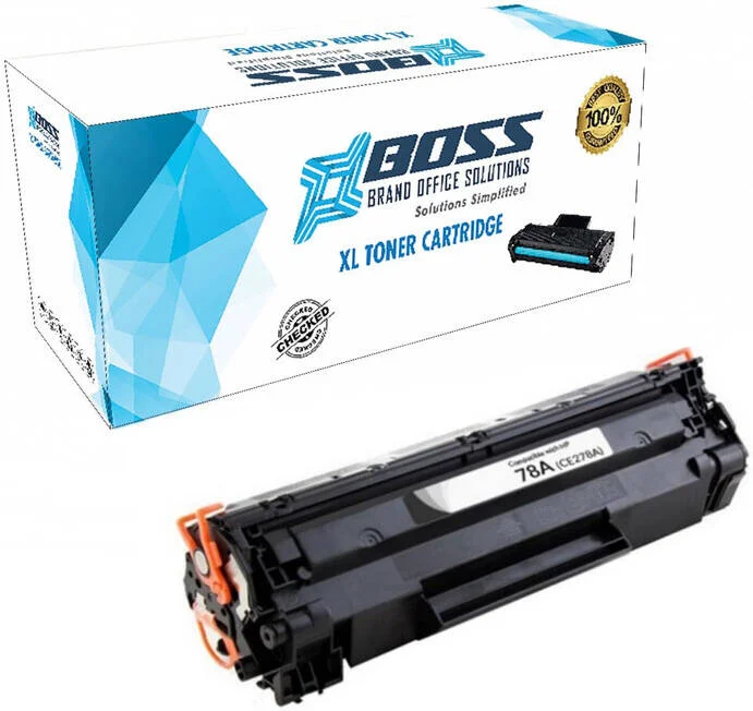 کارتریج تونر سازگار BOSS XL، بازدهی 2100 صفحه، فناوری چاپ لیزری، فناوری چاپ هوشمند، جایگزین برای HP 78A CE278A، مشکی | HP 78A CE278A