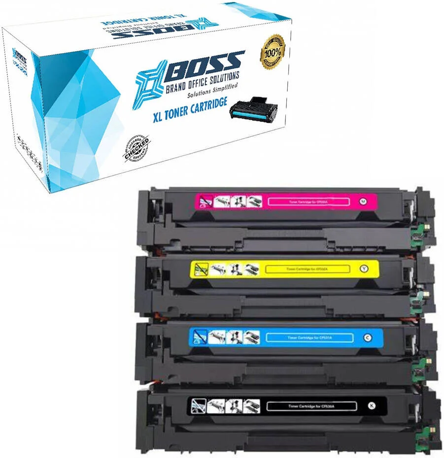 کارتریج تونر سازگار BOSS XL جایگزین HP205A، بازدهی 1000 صفحه، مناسب برای پرینترهای HP Color LaserJet Pro M154a, M154nw, M180n, M180nw, M181fw، CF531، فیروزه ای | CF531 فیروزه ای