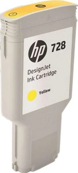 کارتریج جوهر زرد 300 میلی لیتری HP 728 DesignJet مدل F9K15A