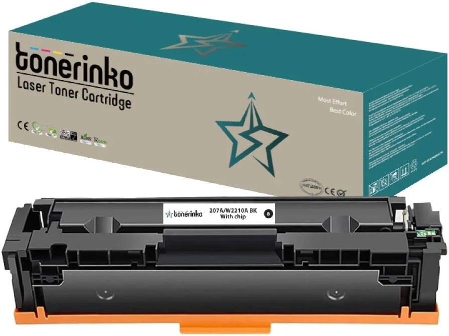 کارتریج تونر جایگزین ممتاز Tonerinko سازگار با HP 207A و 207X، برای HP Color LaserJet Pro MFP M283fdw، M255dw، M282nw، M283fdn، M255nw (مشکی 207A/W2210A BK با چیپ) کارتریج تونر جایگزین ممتاز Tonerinko سازگار با HP 207A و 207X، برای HP Color LaserJet Pro MFP M283fdw، M255dw، M282nw، M283fdn، M255nw (مشکی 207A/W2210A BK با چیپ)
