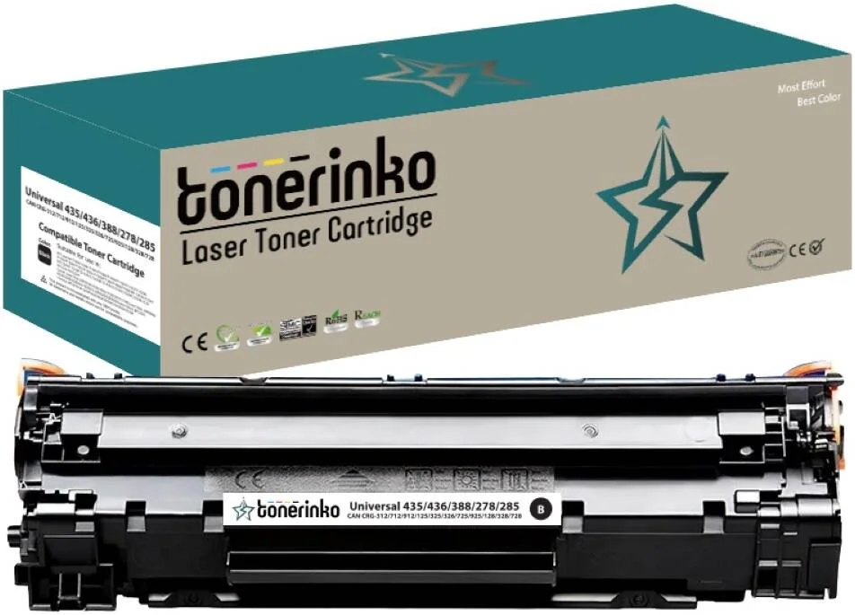 کارتریج تونر جایگزین پریمیوم تونرینکو سازگار با HP 85A CE285A و HP 35A CB435A، تونر مشکی برای پرینترهای HP LaserJet Pro M1132, M1210, M1212nf, M1217nfw, P1100, P1006, P1102W | CE285A