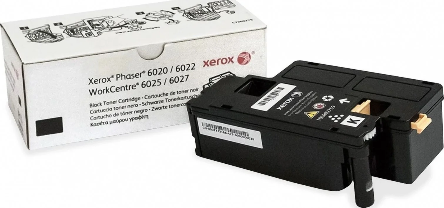 کارتریج تونر مشکی زیراکس برای Phaser 6020, 6020VBI, 6022, WorkCentre 6025, 6027 | 106R02759