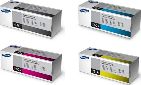 مجموعه چهار عددی کارتریج تونر مشکی و رنگی سامسونگ 504 - مشکی/زرد/فیروزه ای/سرخابی مجموعه چهار عددی کارتریج تونر مشکی و رنگی سامسونگ 504 - مشکی/زرد/فیروزه ای/سرخابی