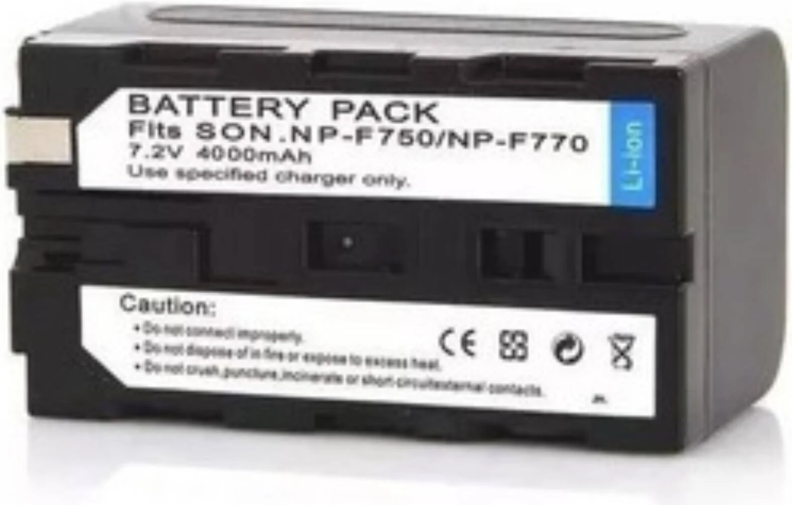 باتری نور ویدئویی دیجیتال Promage، باتری لیتیوم یونی با ظرفیت بالا 4400mAh، سازگار با سری Sony NP-F برای دوربین ها، نورهای ویدئویی و مانیتورها | NP F750/F770