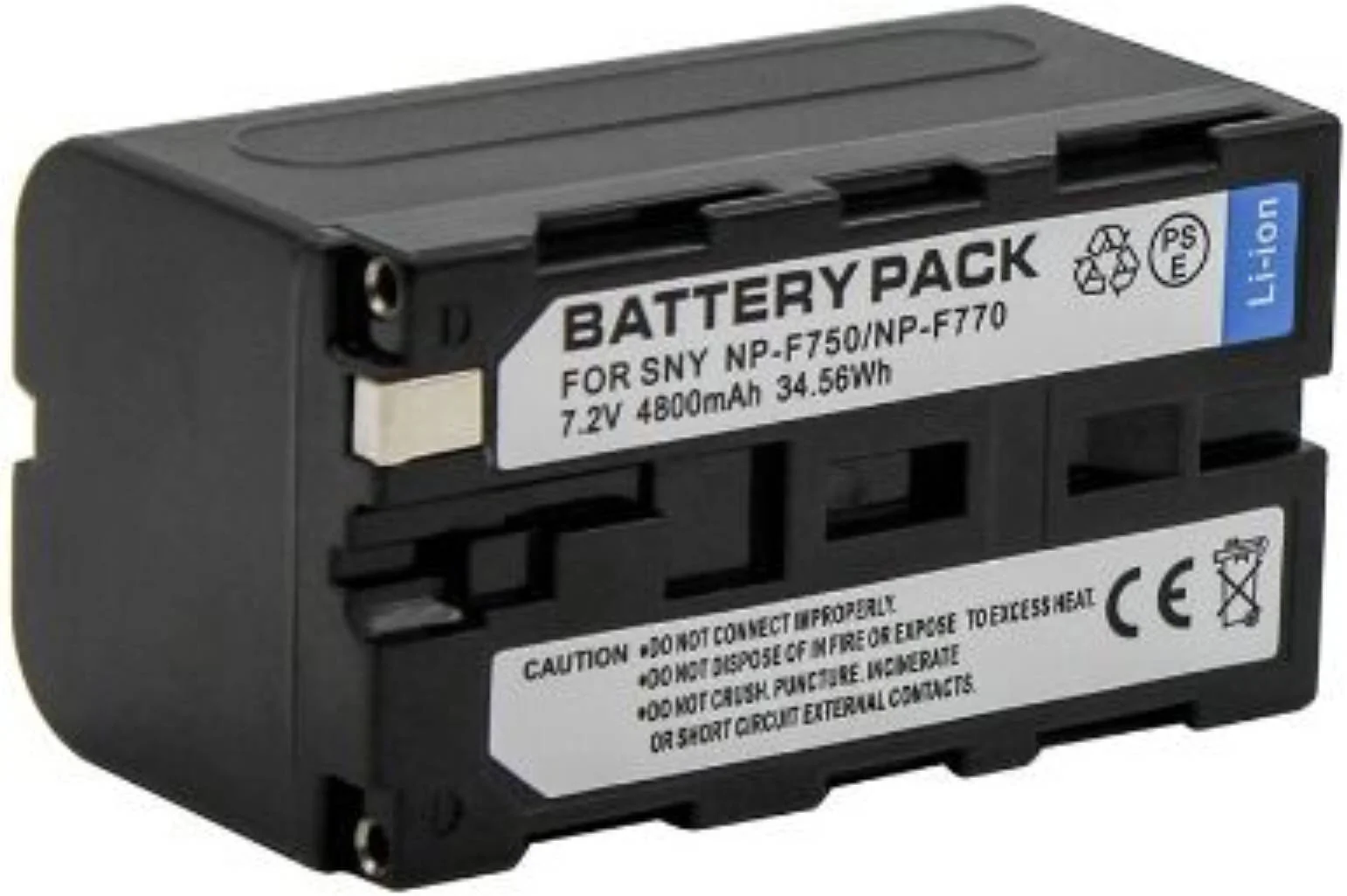 باتری نور ویدئویی دیجیتال Promage، باتری لیتیوم یونی با ظرفیت بالا 4400mAh، سازگار با سری Sony NP-F برای دوربین ها، نورهای ویدئویی و مانیتورها | NP F750/F770