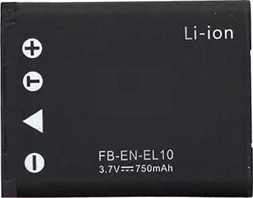 باتری لیتیوم-یونی قابل شارژ Promage ENEL10 برای دوربین فیلمبرداری/دیجیتال نیکون S200/S500 - مشکی | AWP-5887