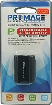 باتری لیتیوم-یونی قابل شارژ Promage FV70 برای دوربین های سونی - مشکی | AWP-5889