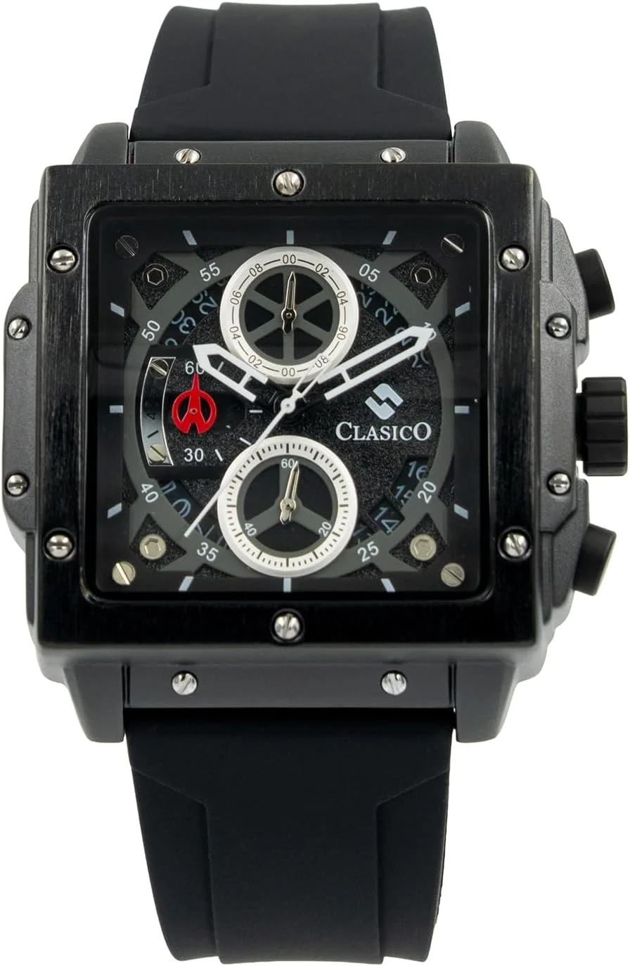 ساعت مچی مردانه کلاسیکو مدل Endurance Ultra Chronograph Carbon Black Edition | موتور کوارتز 6 عقربه Elite Y121 | صفحه مستطیلی ضد آب | بند سیلیکونی اصل ساعت مچی مردانه کلاسیکو مدل Endurance Ultra Chronograph Carbon Black Edition | موتور کوارتز 6 عقربه Elite Y121 | صفحه مستطیلی ضد آب | بند سیلیکونی اصل