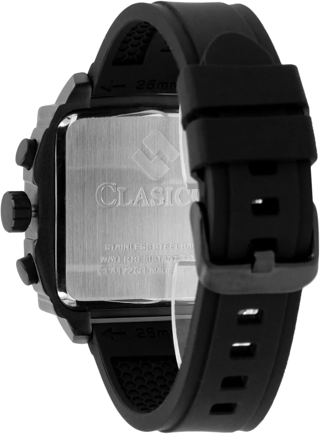 ساعت مچی مردانه کلاسیکو مدل Endurance Ultra Chronograph Carbon Black Edition | موتور کوارتز 6 عقربه Elite Y121 | صفحه مستطیلی ضد آب | بند سیلیکونی اصل ساعت مچی مردانه کلاسیکو مدل Endurance Ultra Chronograph Carbon Black Edition | موتور کوارتز 6 عقربه Elite Y121 | صفحه مستطیلی ضد آب | بند سیلیکونی اصل