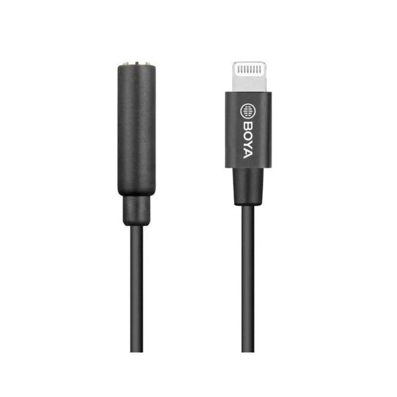 کابل تبدیل 3.5 میلی متری TRS به لایتنینگ بویا مدل BY-K8 کابل تبدیل 3.5 میلی متری TRS به لایتنینگ بویا مدل BY-K8