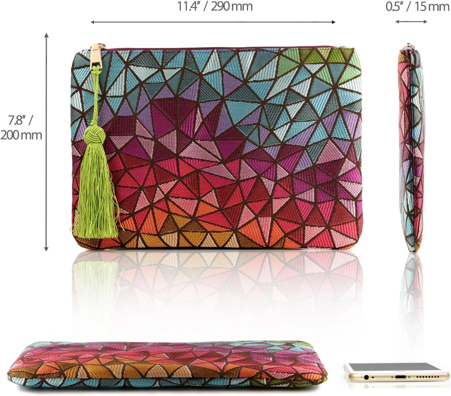 کیف دستی زنانه طرح دار Otto Angelino (تک عددی)