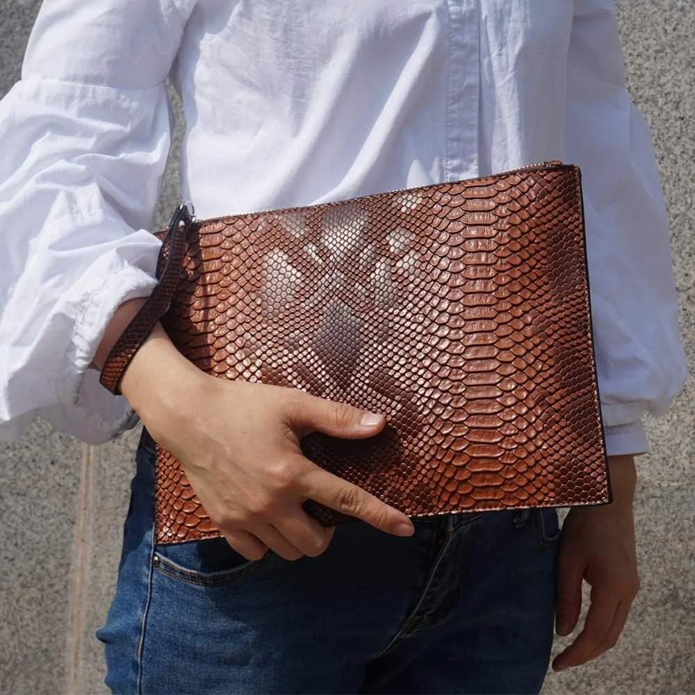 کیف دستی زنانه طرح پوست ماری نیگدو به همراه جا کارتی