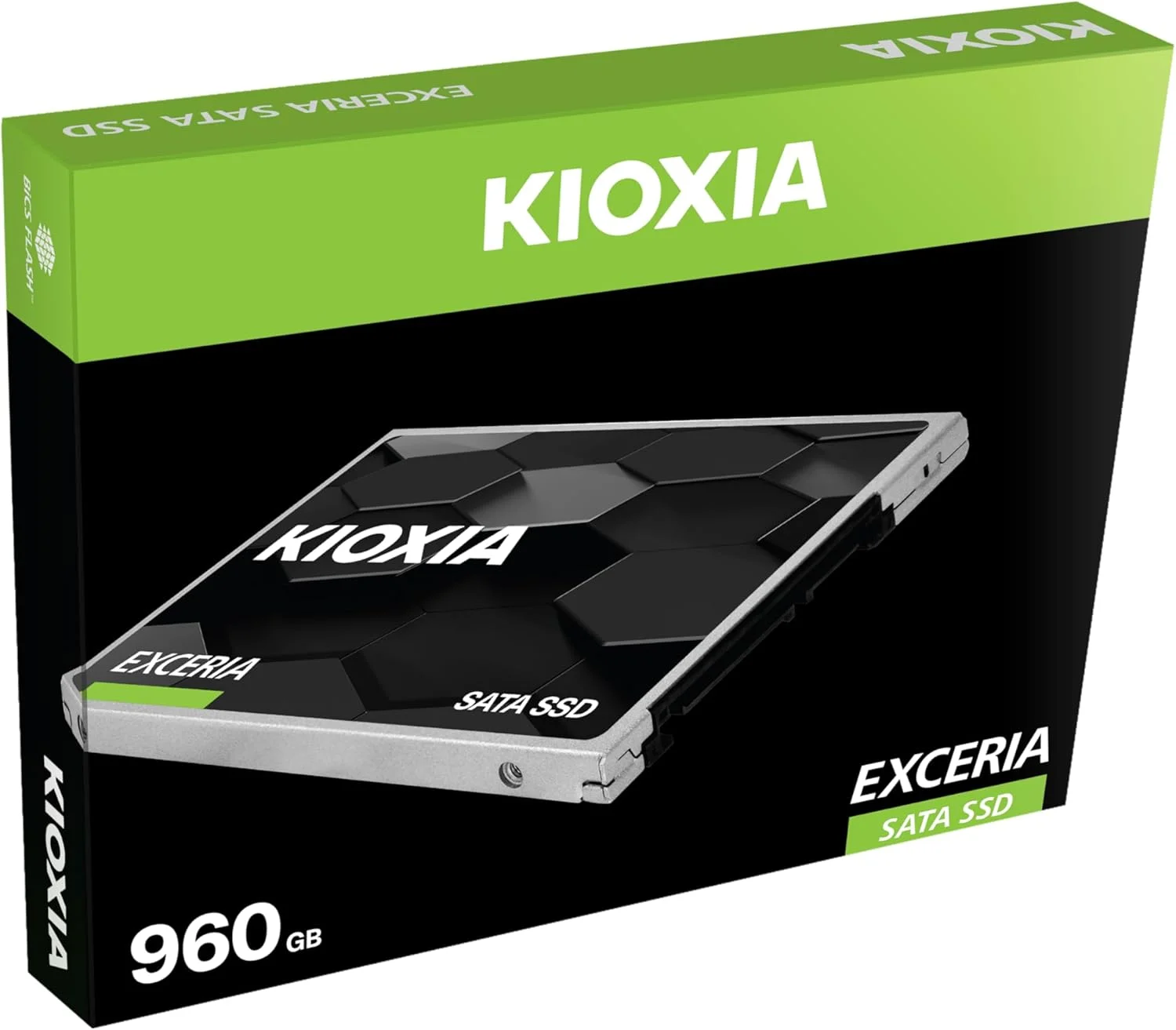 حافظه اس اس دی 960 گیگابایتی KIOXIA EXCERIA SATA - 2.5 اینچی Serial ATA (SATA) 6 گیگابیت بر ثانیه، سرعت خواندن/نوشتن تا 555/540 مگابایت بر ثانیه، درایو داخلی برای نوت بوک/لپ تاپ، کامپیوتر رومیزی، ارتقاء HDD (LTC10Z960GG8) حافظه اس اس دی 960 گیگابایتی KIOXIA EXCERIA SATA - 2.5 اینچی Serial ATA (SATA) 6 گیگابیت بر ثانیه، سرعت خواندن/نوشتن تا 555/540 مگابایت بر ثانیه، درایو داخلی برای نوت بوک/لپ تاپ، کامپیوتر رومیزی، ارتقاء HDD (LTC10Z960GG8)