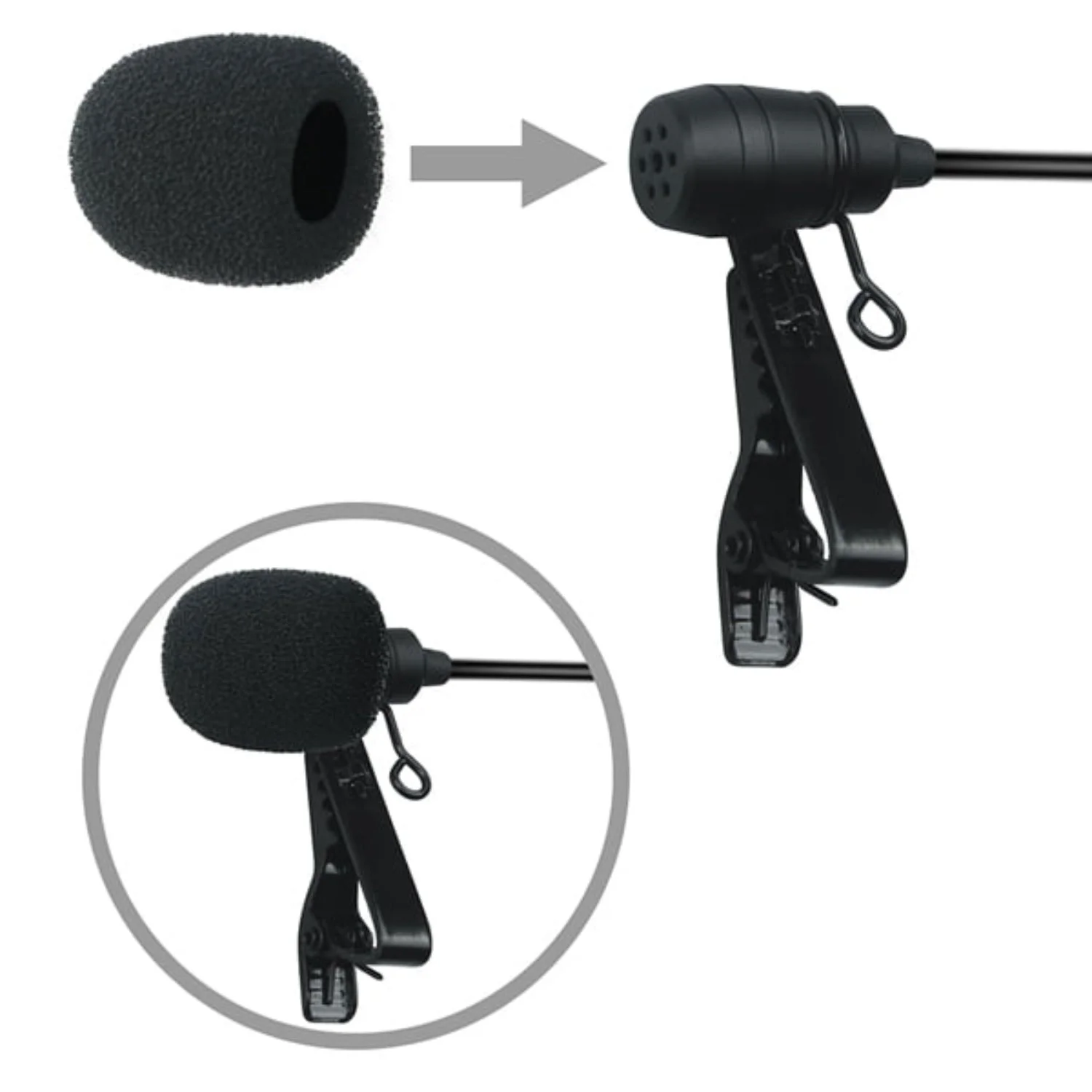 میکروفون یقه ای دوگانه Comica CVM-D02