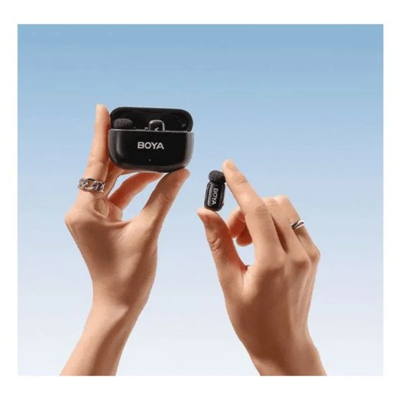 میکروفن بی سیم BOYA مدل Mini 12 Combo - تصویر 2 میکروفن بی سیم BOYA مدل Mini 12 Combo - تصویر 2