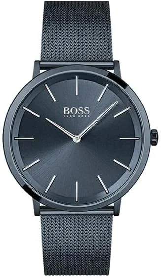 ساعت مچی مردانه BOSS مدل SKYLINER فوق العاده باریک کوارتز 40 میلی متری | مقاوم در برابر آب | ساعت مچی مینیمالیستی ممتاز برای استفاده تجاری و غیررسمی