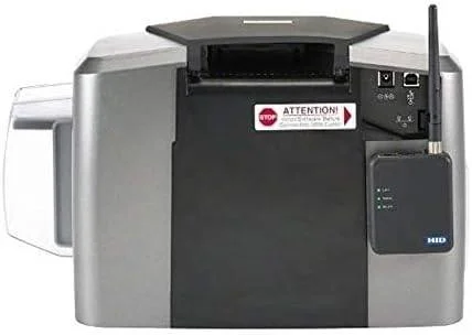 چاپگر کارت شناسایی یک طرفه Fargo DTC1250e، رزولوشن 300 dpi (11.8 نقطه در میلی متر)، نمایشگر رنگی تا 16.7 میلیون رنگ، سرعت چاپ تا 6 ثانیه در هر کارت، ظرفیت مخزن تا 30 کارت، خاکستری | DTC1250e-Single-Sided