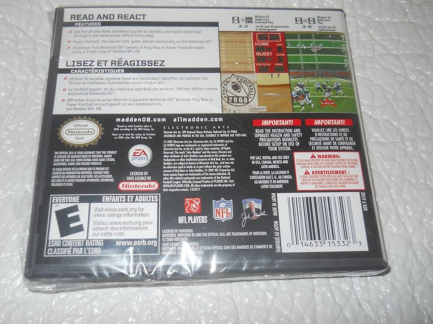 Madden NFL 08 اثر Electronic Arts - نینتندو DS